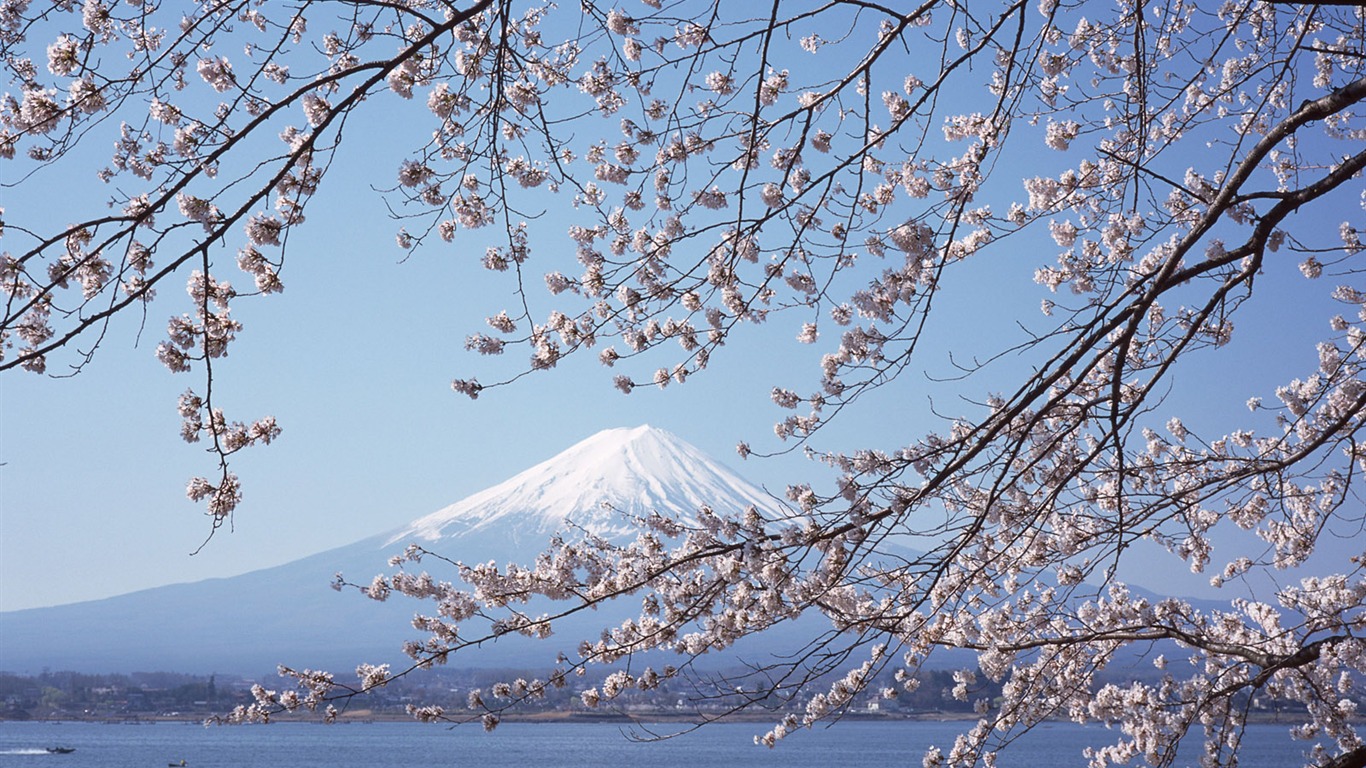 富士山风光壁纸专辑29 - 1366x768