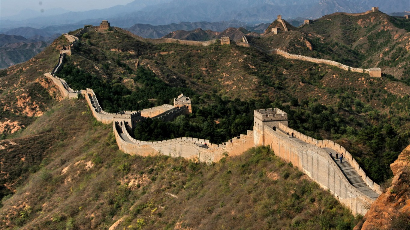 Jinshanling Great Wall (Minghu Metasequoia works) #1 - 1366x768