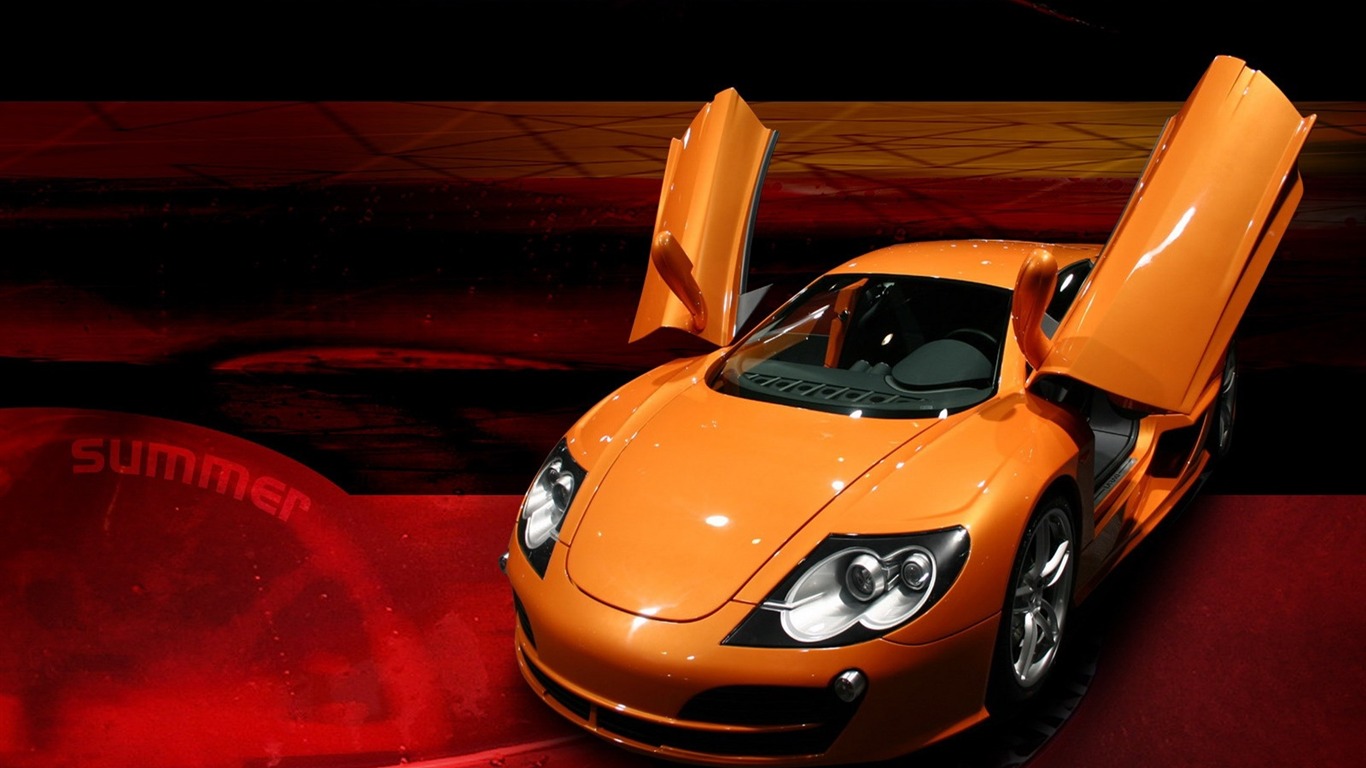 烈火跑車高清壁紙 #12 - 1366x768