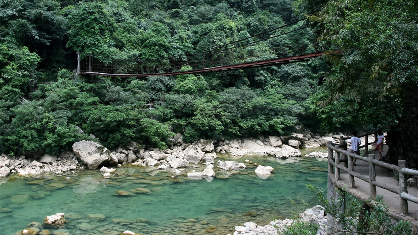 天下美景- 荔波樟江(明湖水杉作品) #3 - 1366x768