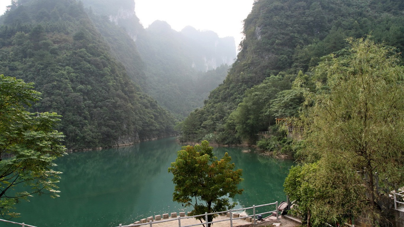 天下美景 - 荔波樟江 (明湖水杉作品)7 - 1366x768