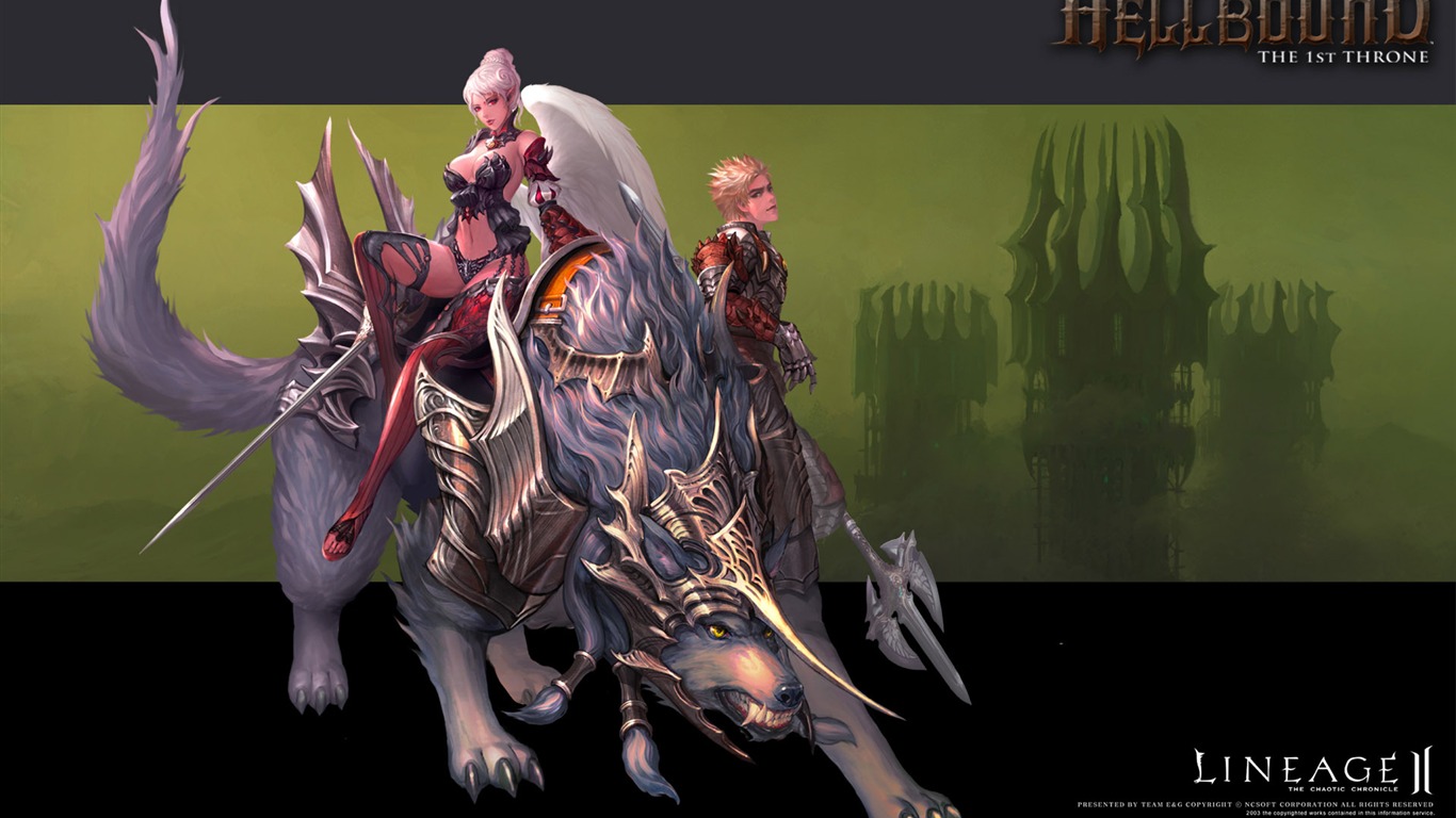LINEAGE Ⅱ 遊戲造型 高清壁紙 #5 - 1366x768