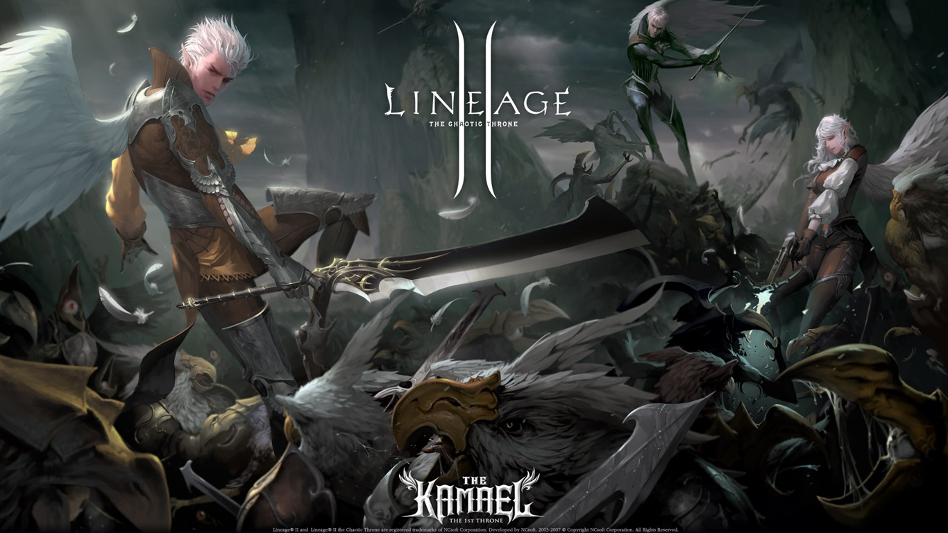 LINEAGE Ⅱ 游戏造型 高清壁纸6 - 1366x768