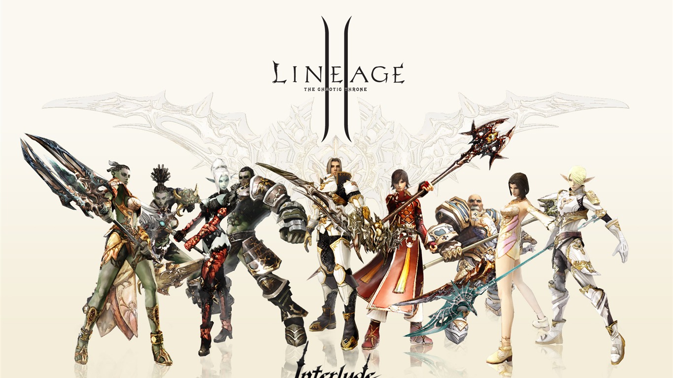 LINEAGE Ⅱ 游戏造型 高清壁纸8 - 1366x768