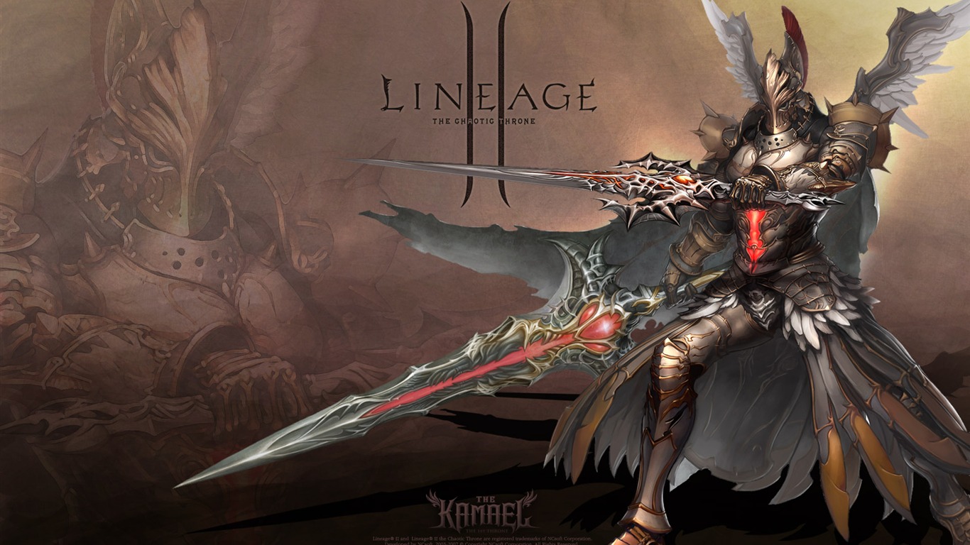 LINEAGE Ⅱ modeling HD gaming wallpapers #9 - 1366x768