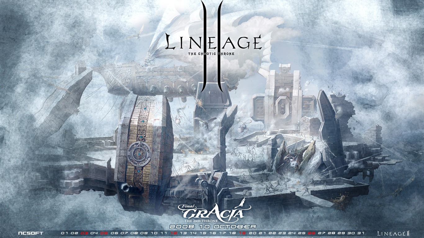 LINEAGE Ⅱ 遊戲造型 高清壁紙 #15 - 1366x768