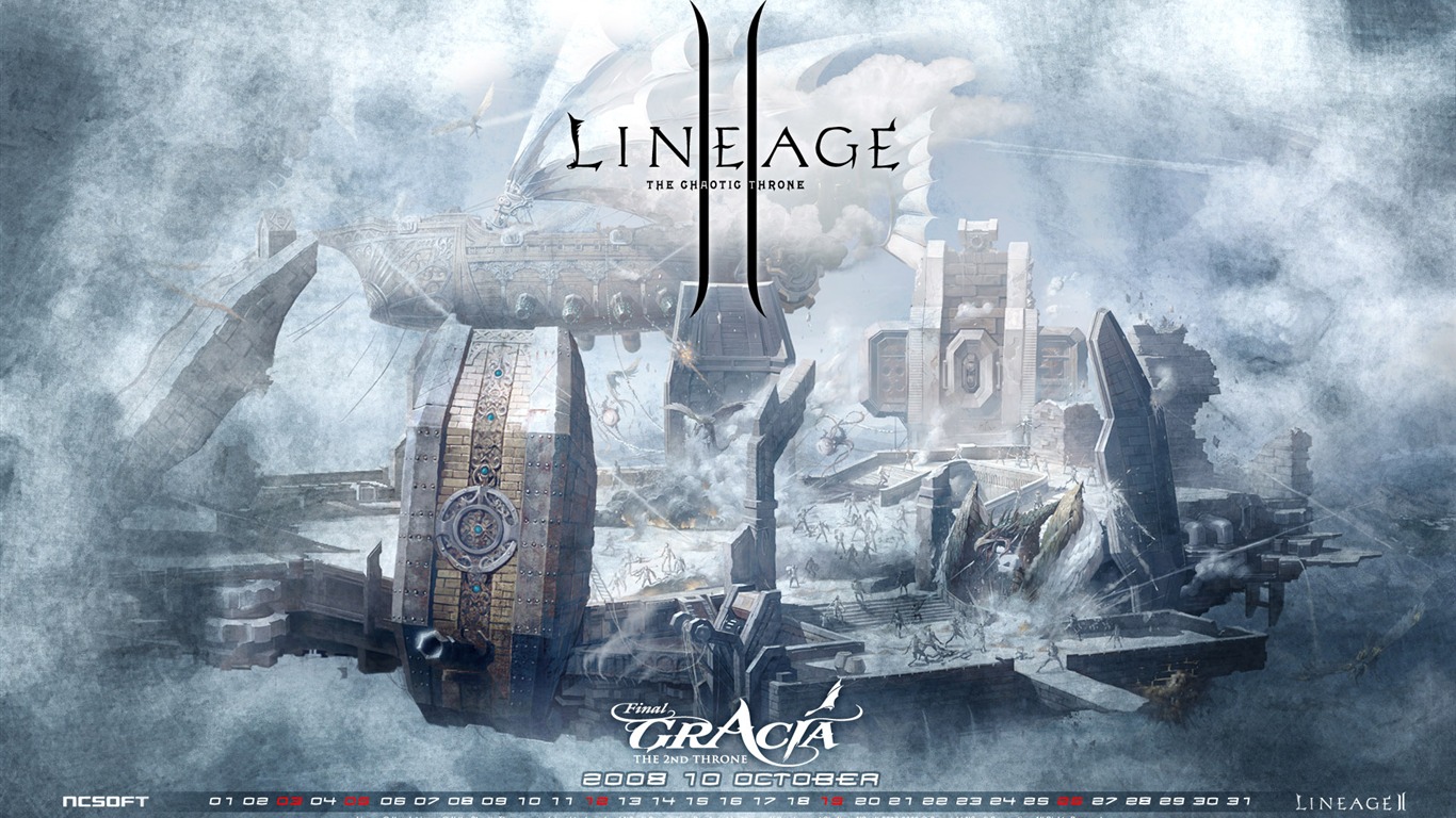 LINEAGE Ⅱ 游戏造型 高清壁纸15 - 1366x768