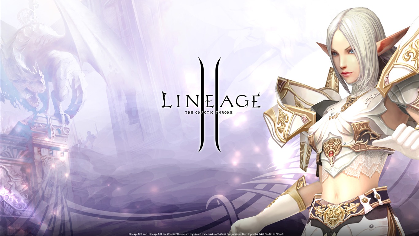 Lineage Ⅱ modelování HD herní plochu #16 - 1366x768