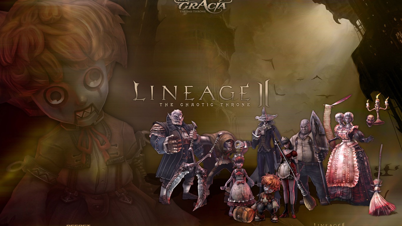 LINEAGE Ⅱ 遊戲造型 高清壁紙 #20 - 1366x768