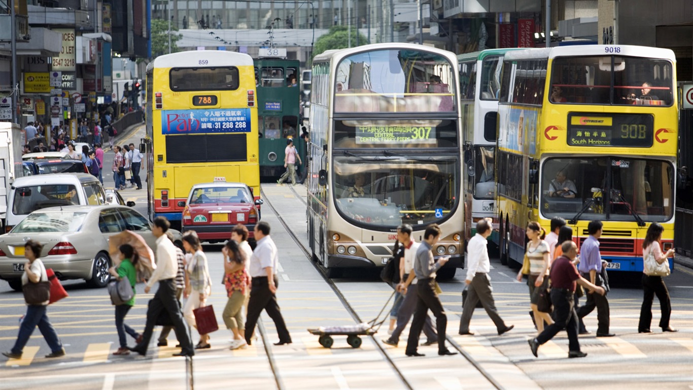 Glimpse of China's urban wallpaper #6 - 1366x768