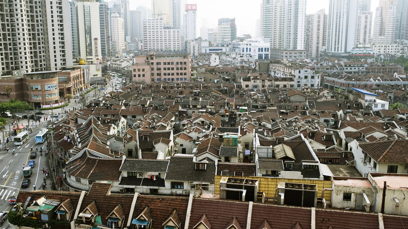 Glimpse of China's urban wallpaper #23 - 1366x768