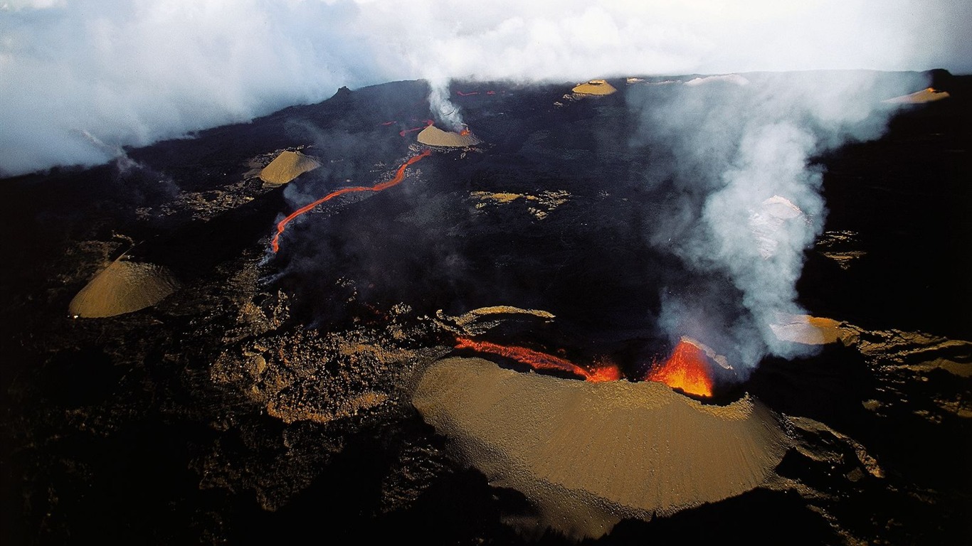 Aerial photography wonders wallpapers #4 - 1366x768
