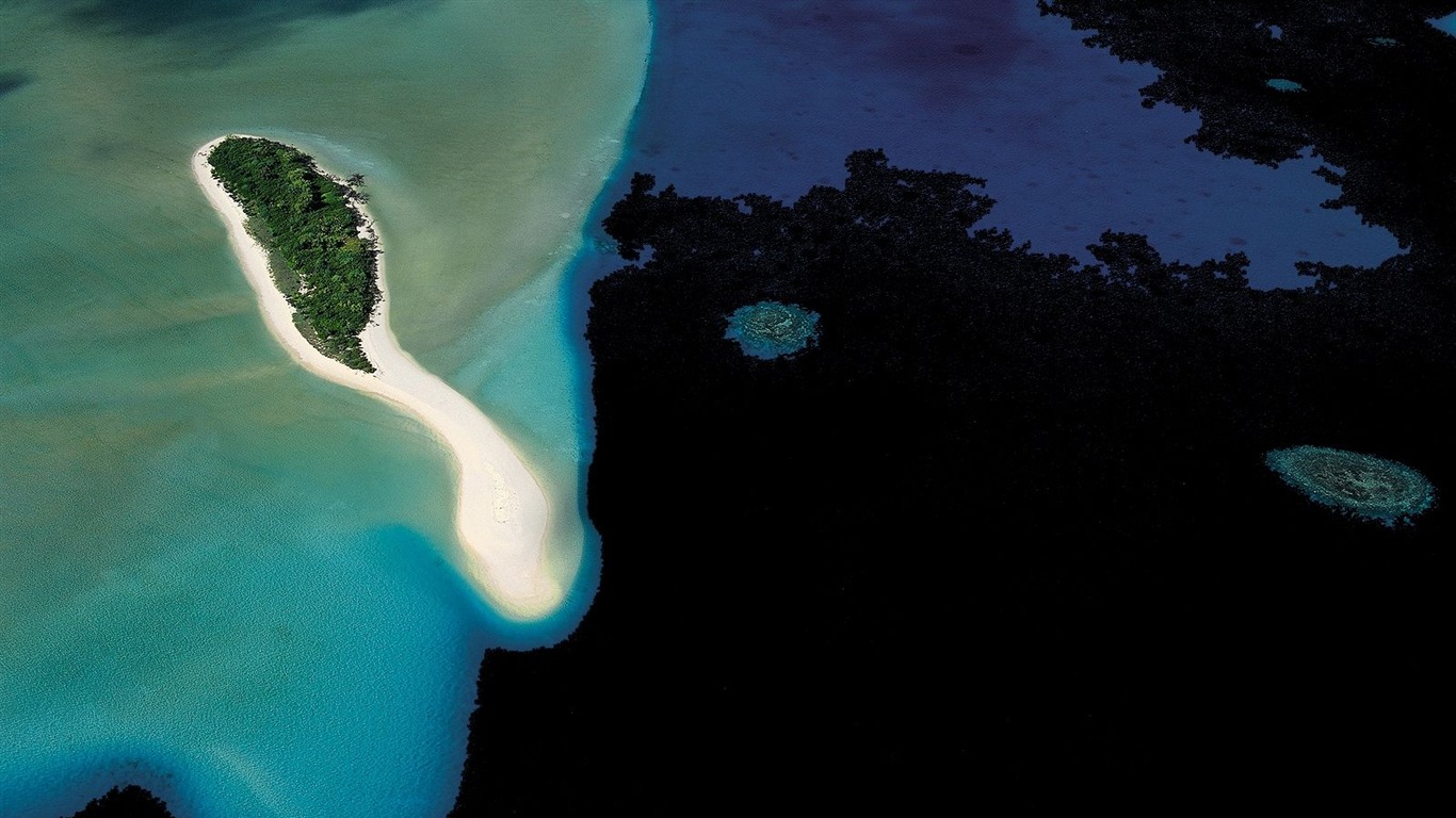 Aerial photography wonders wallpapers #10 - 1366x768
