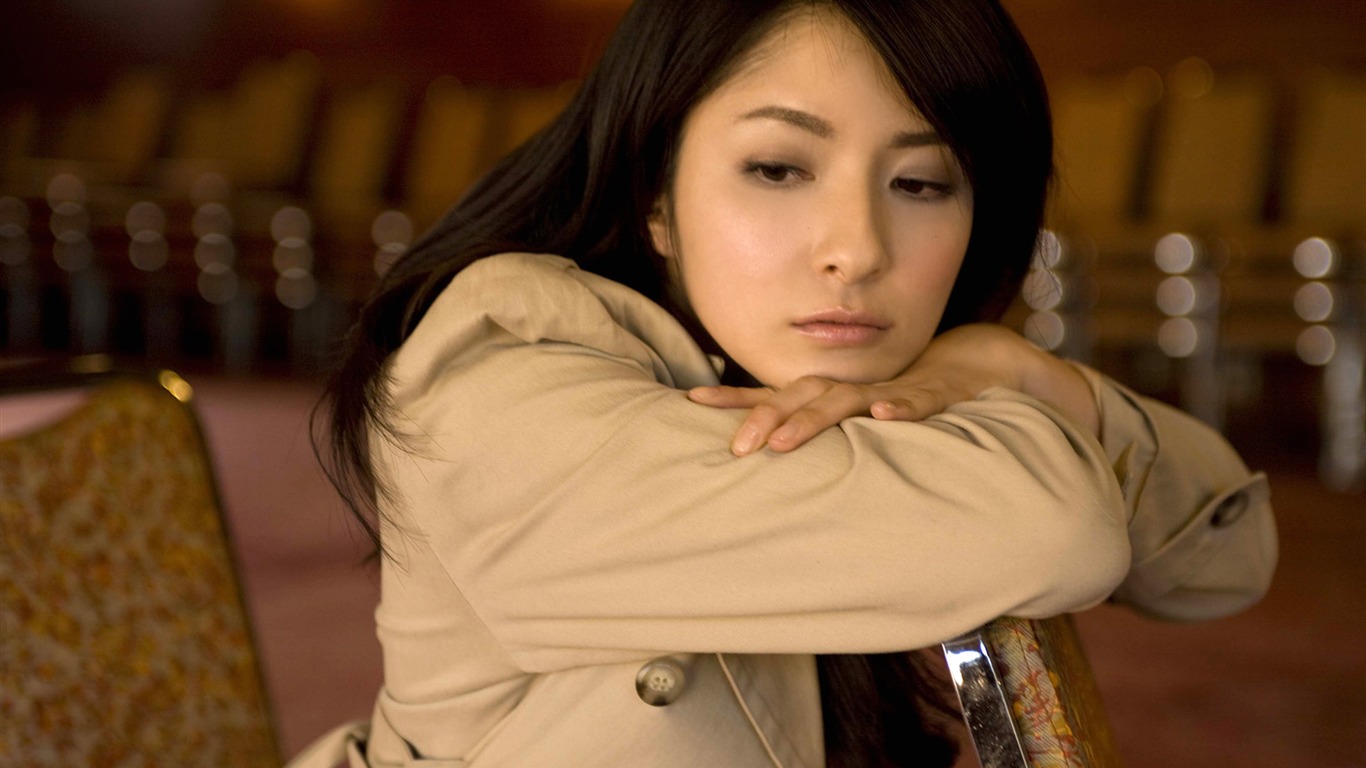 美女松木里菜 壁紙專輯(二) #6 - 1366x768