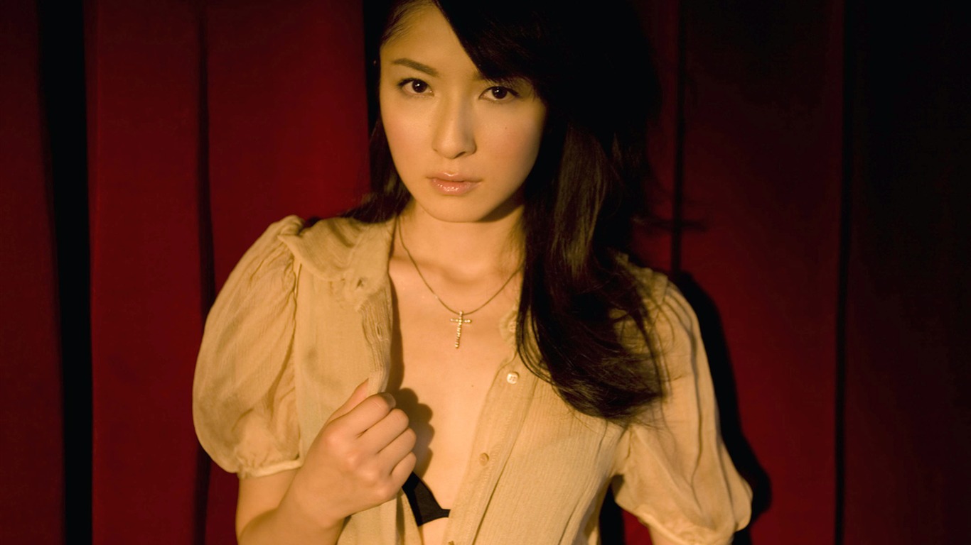 美女松木里菜 壁紙專輯(二) #18 - 1366x768