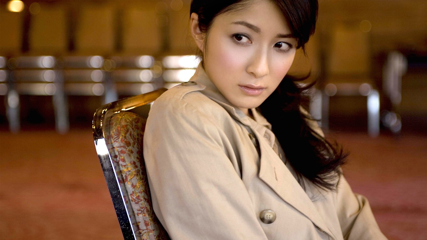 美女松木里菜 壁紙專輯(二) #20 - 1366x768