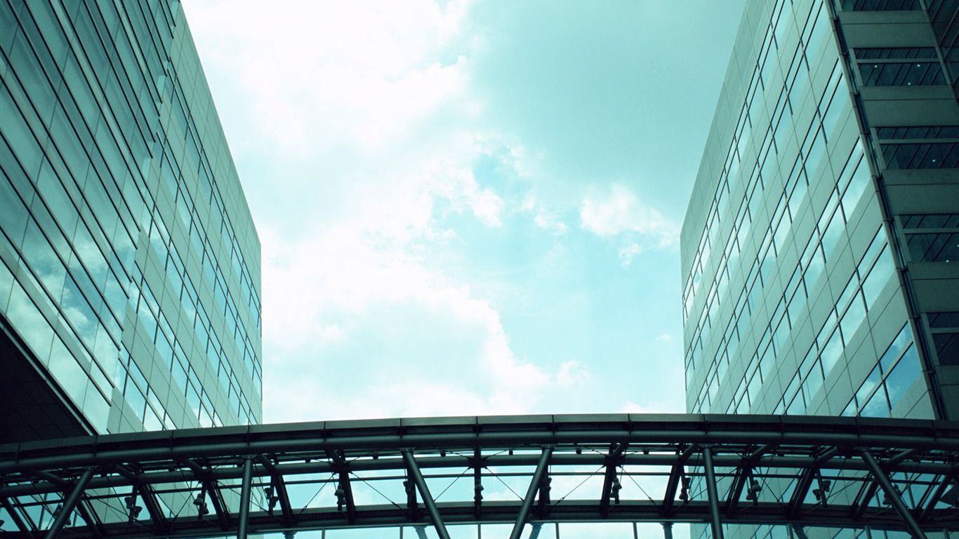 High-rise buildings wallpaper (1) #5 - 1366x768