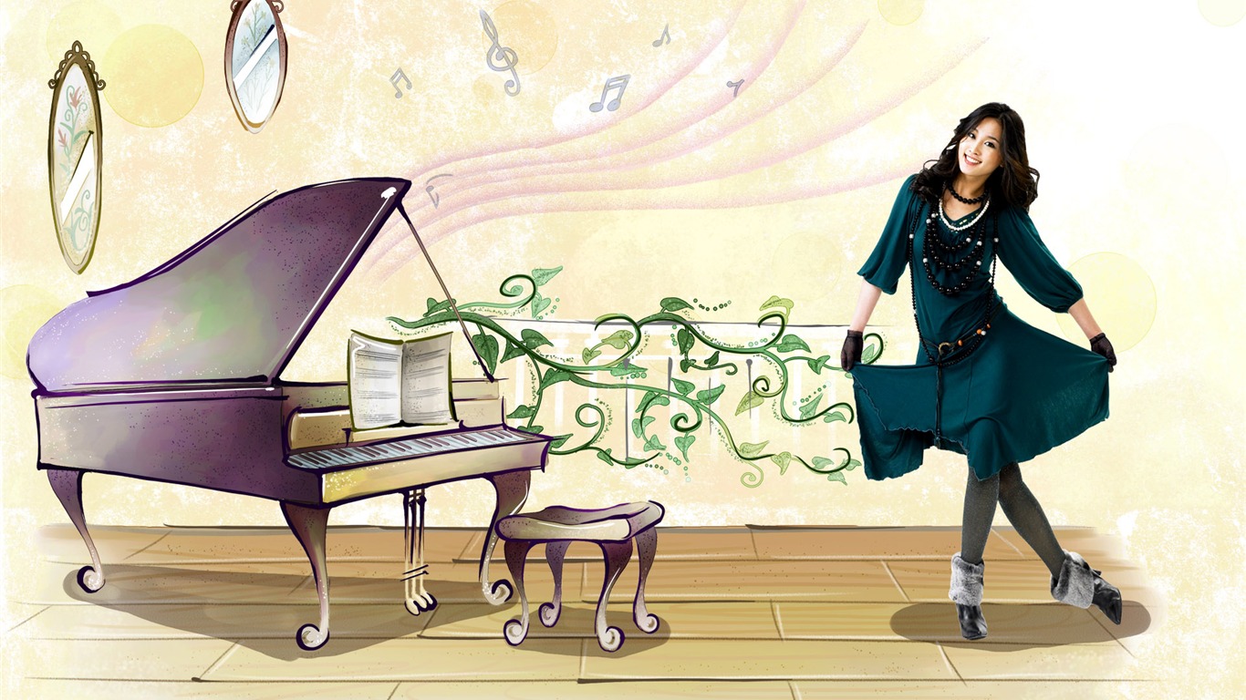 合成人物壁紙(一) #2 - 1366x768