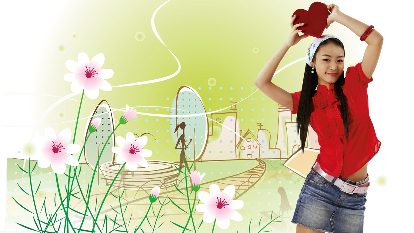 Synthetic characters wallpaper (1) #3 - 1366x768