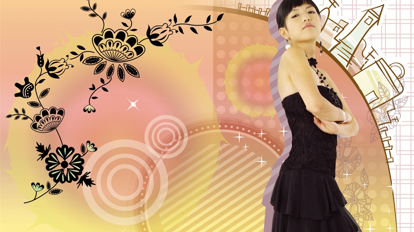 Syntetické znaky tapetu (2) #10 - 1366x768