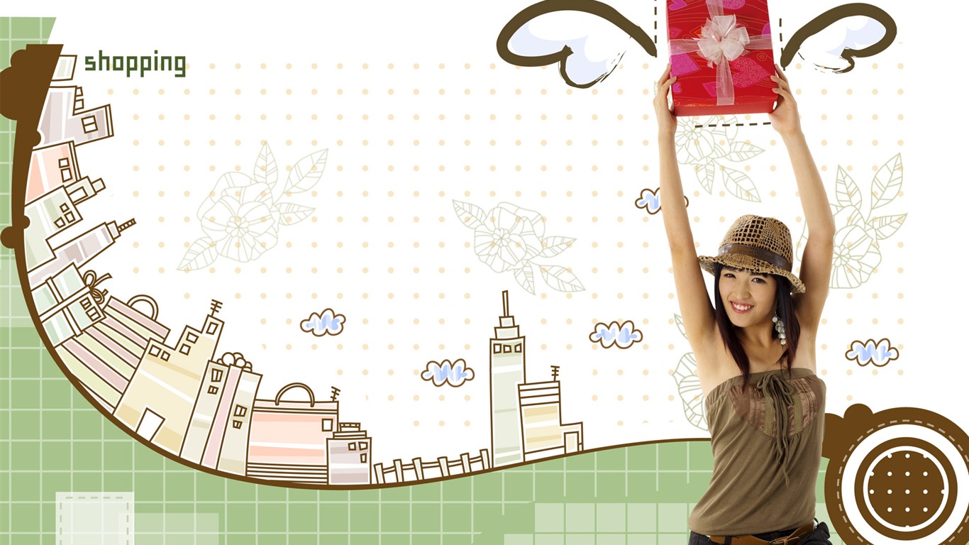 Syntetické znaky tapetu (2) #11 - 1366x768