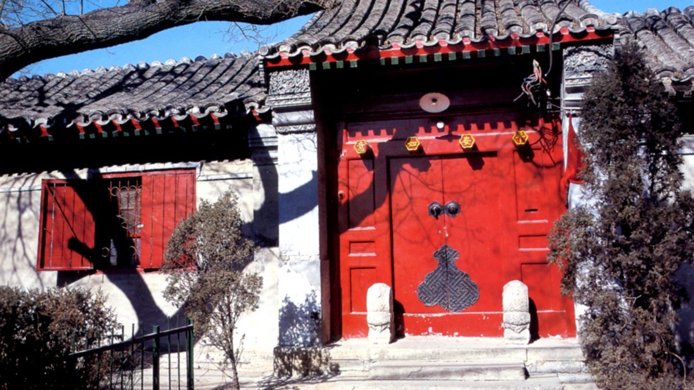 Staré Hutong život pro staré fotografie wallpaper #4 - 1366x768