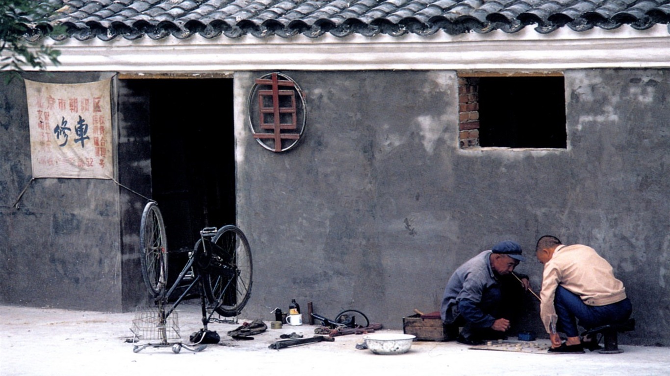懷舊 胡同生活老照片壁紙 #6 - 1366x768