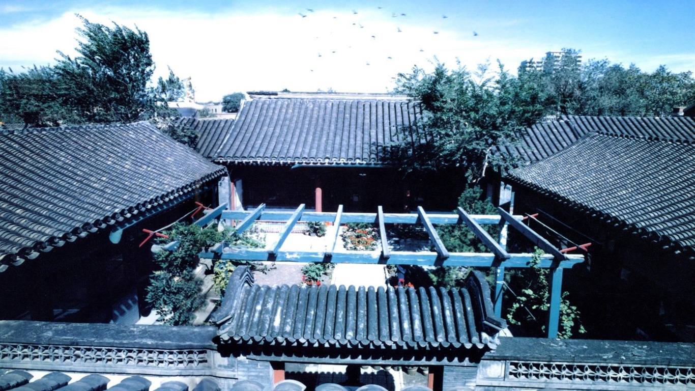 懷舊 胡同生活老照片壁紙 #10 - 1366x768