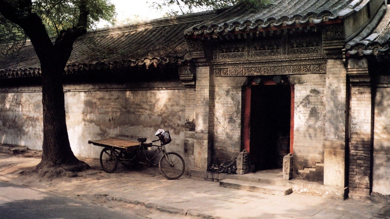 Staré Hutong život pro staré fotografie wallpaper #11 - 1366x768