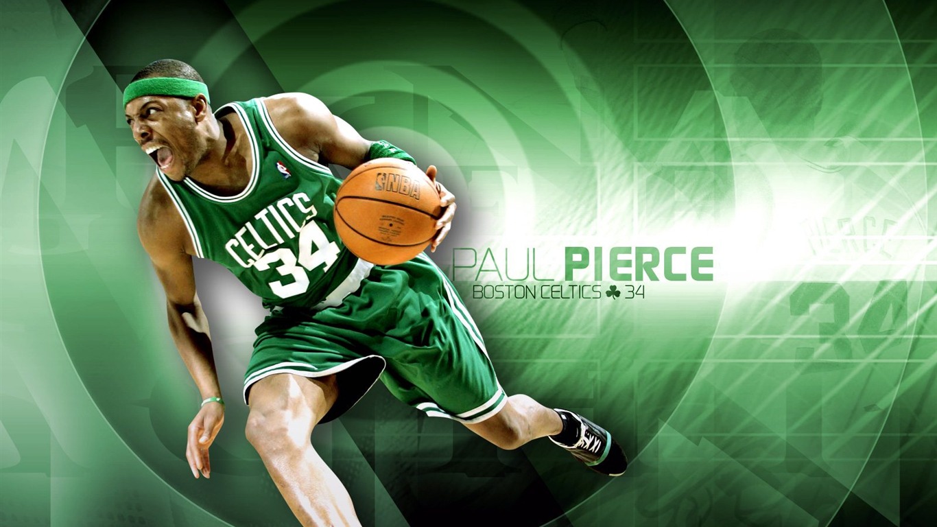 Boston Celtics Oficiální Wallpaper #3 - 1366x768
