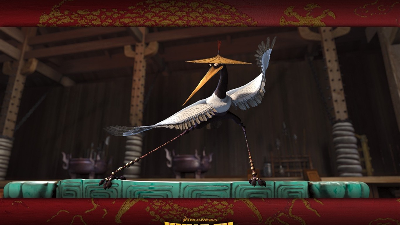 3D animace Kung Fu Panda wallpaper #13 - 1366x768