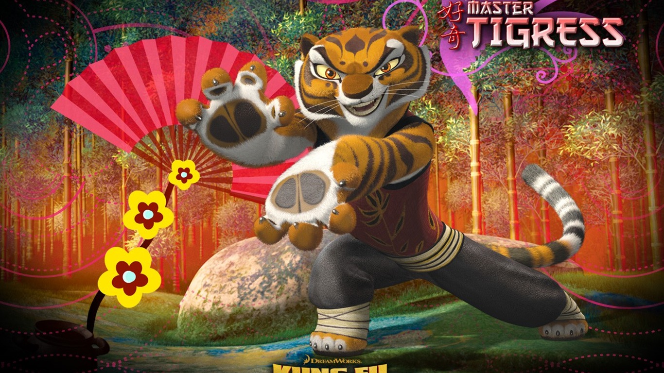 3D animation Kung Fu Panda wallpaper #22 - 1366x768