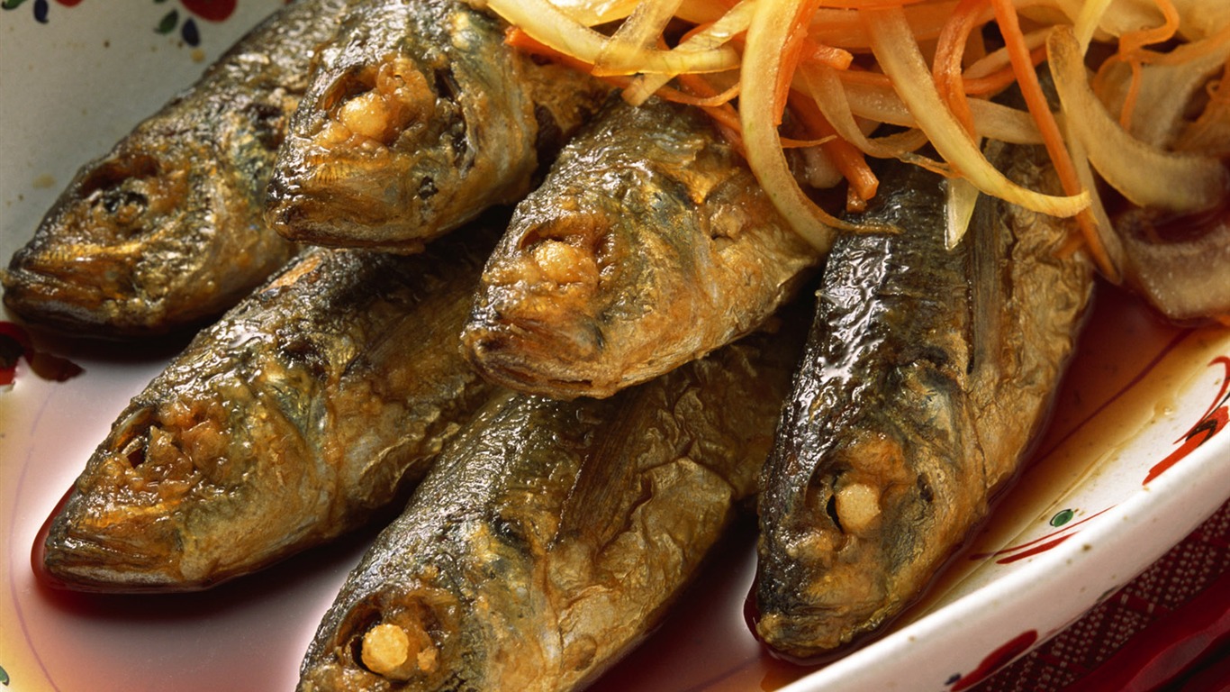 海鮮美食壁紙 #5 - 1366x768