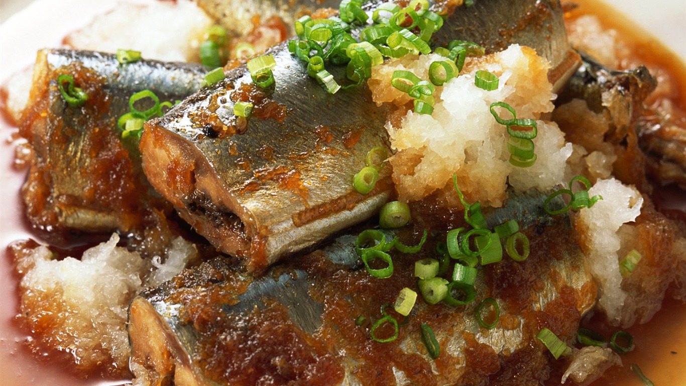 海鮮美食壁紙 #9 - 1366x768