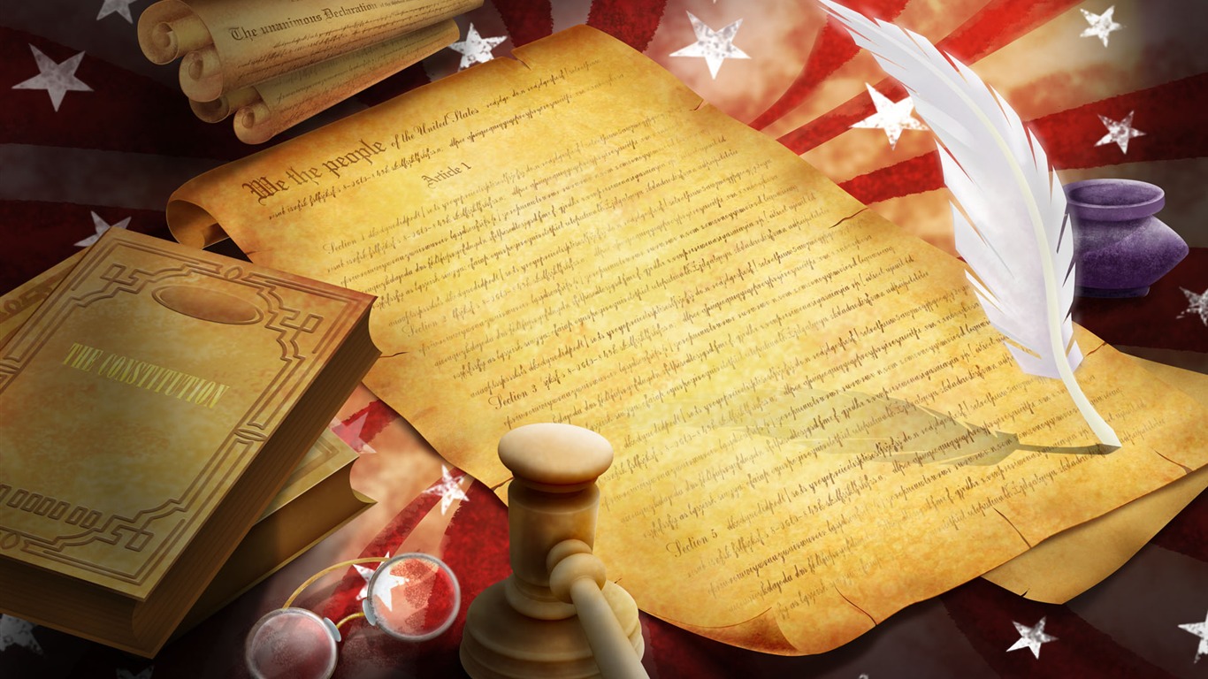 U. S. Den nezávislosti téma wallpaper #11 - 1366x768