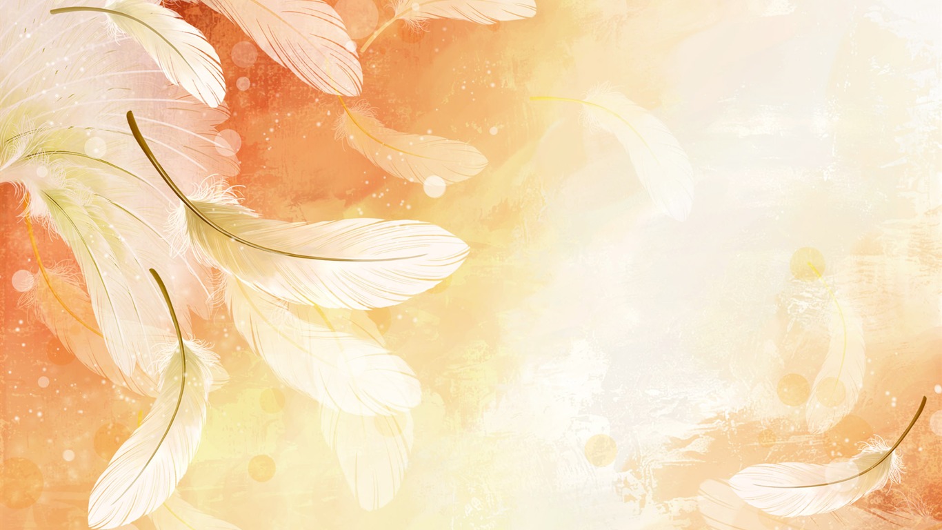 Synthetic Wallpaper Colorful Flower #4 - 1366x768