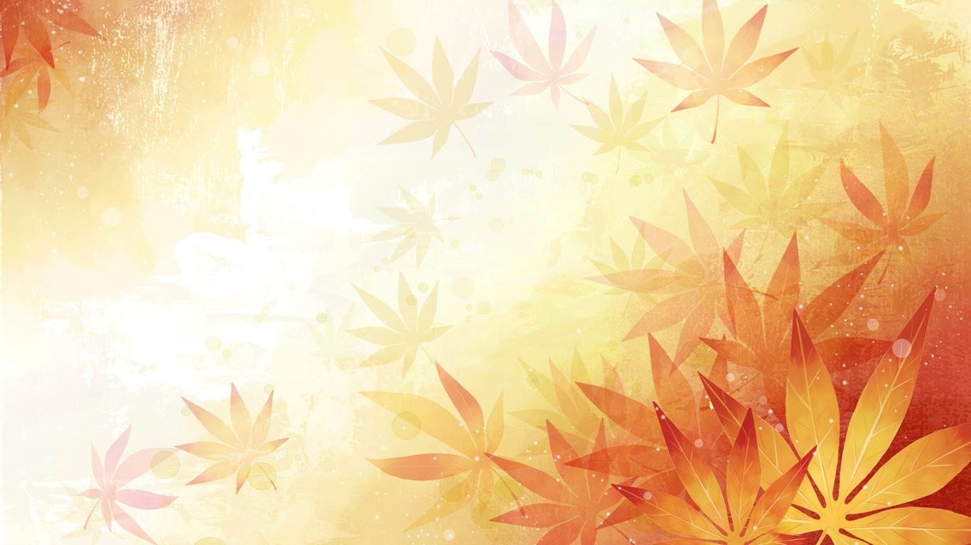 炫彩花卉合成壁紙 #19 - 1366x768