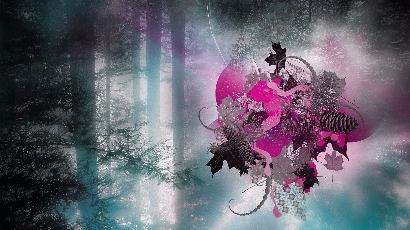 New Creative Design Wallpaper #1 - 1366x768