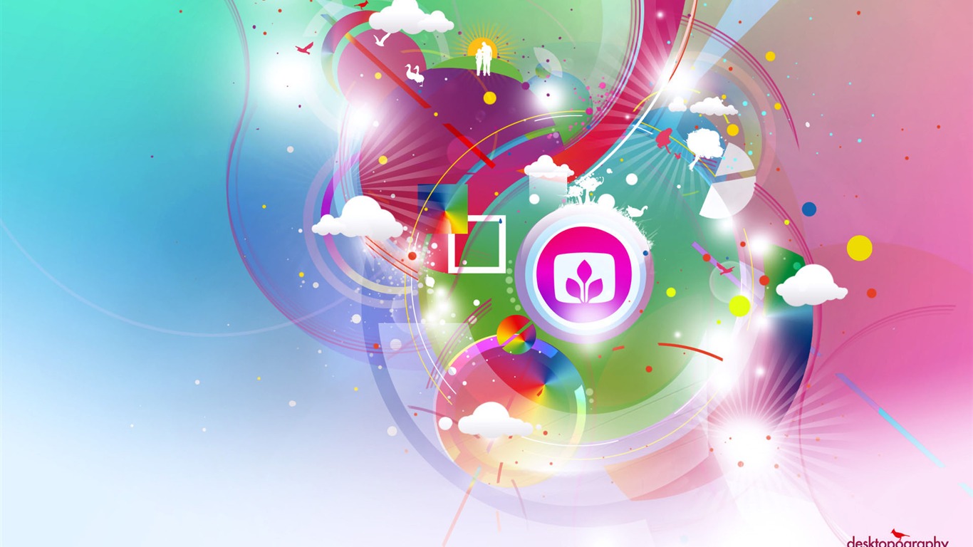 New Creative Design Wallpaper #3 - 1366x768