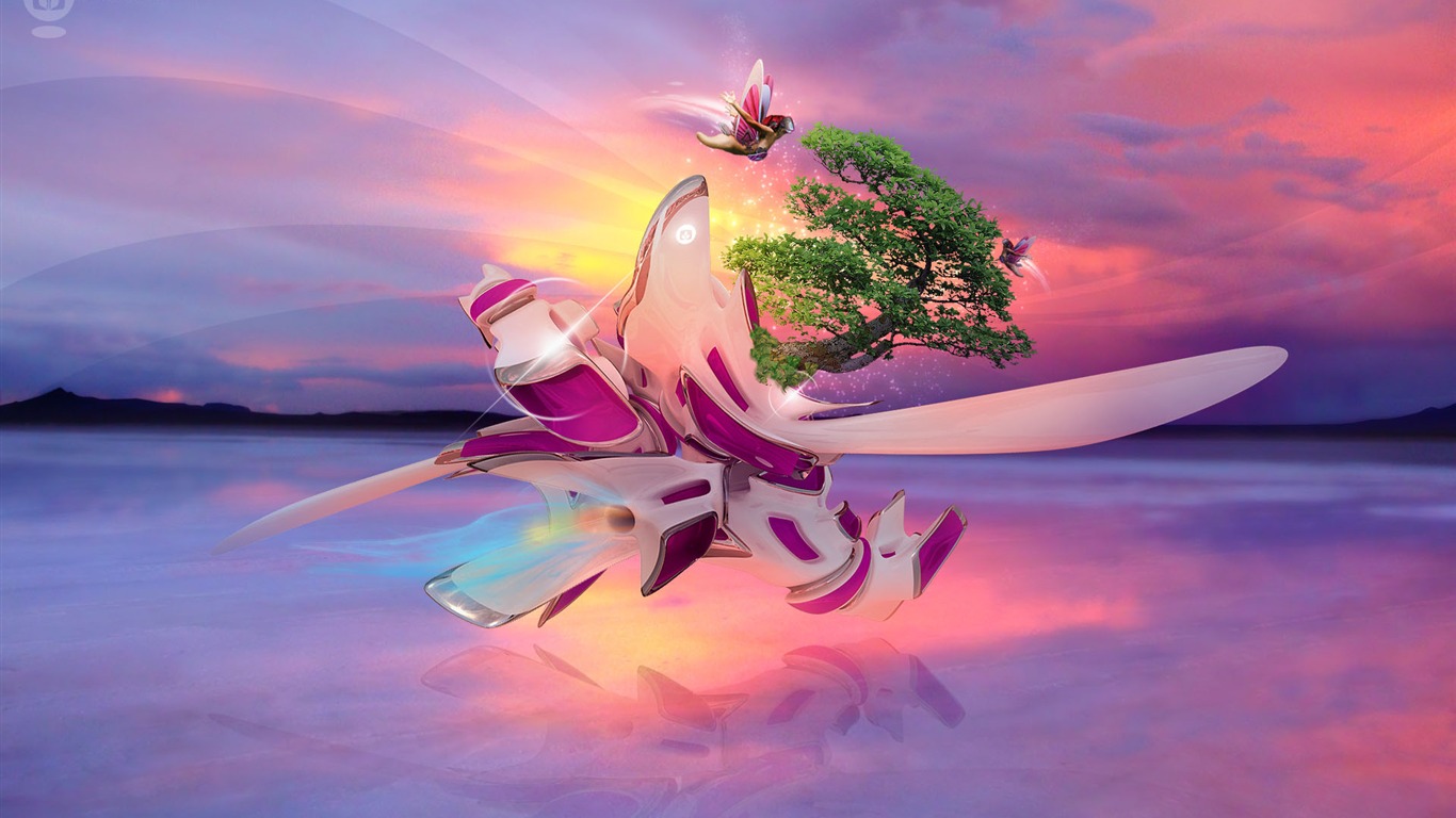 New Creative Design Wallpaper #31 - 1366x768
