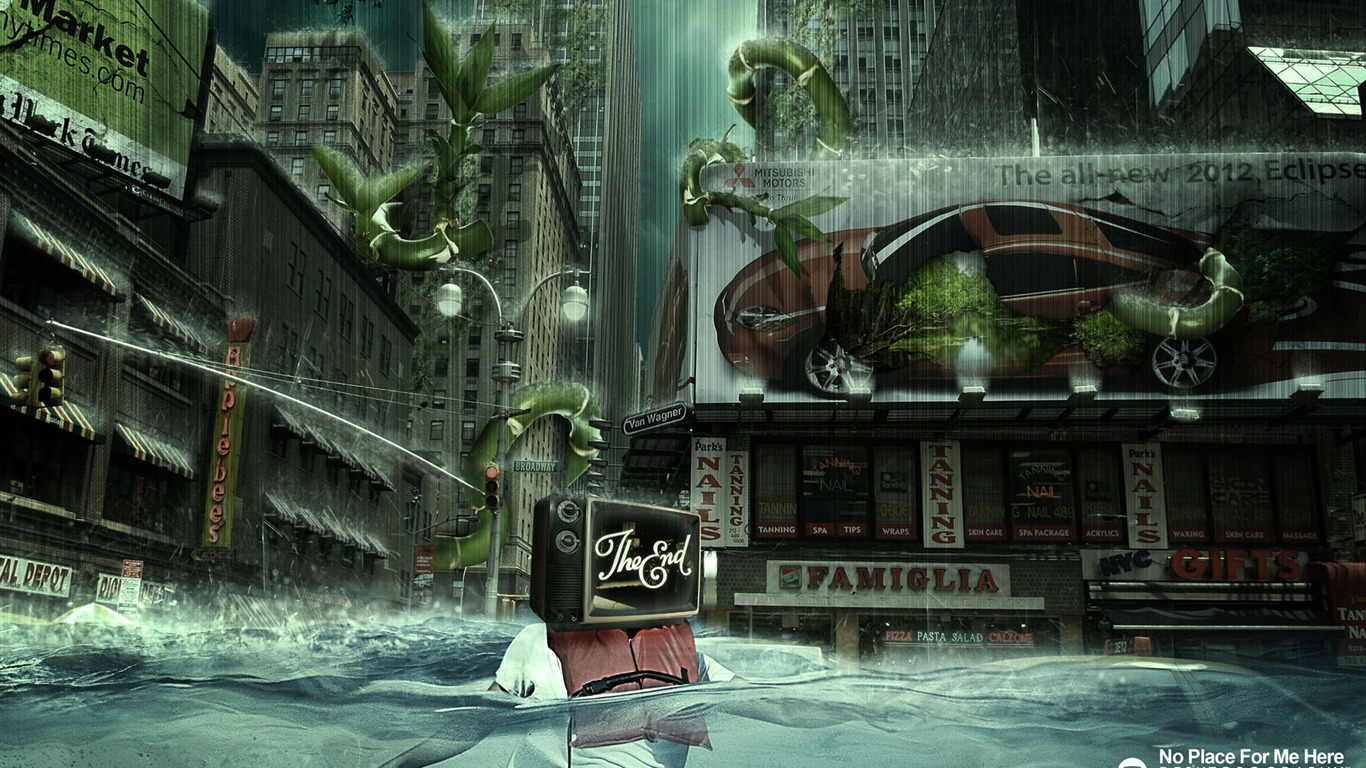 New Creative Design Wallpaper #39 - 1366x768