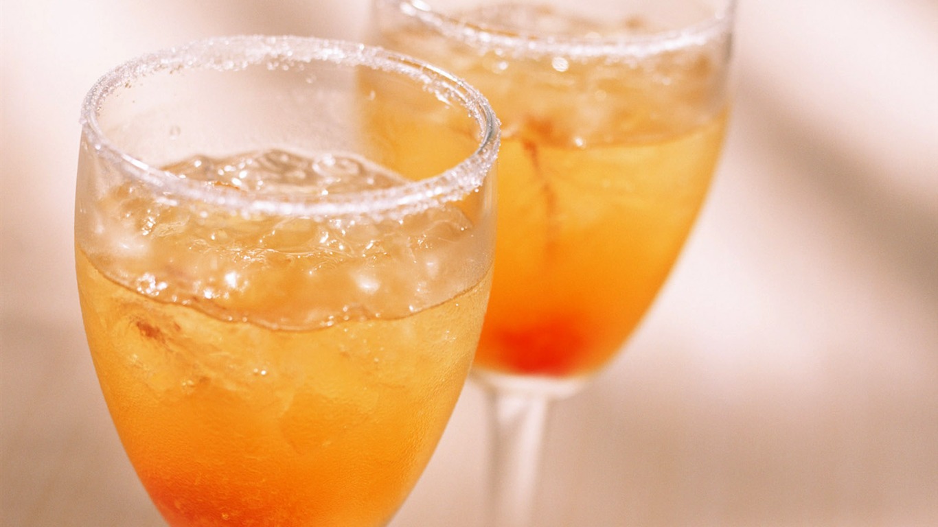 酒水與酒杯壁紙 #18 - 1366x768