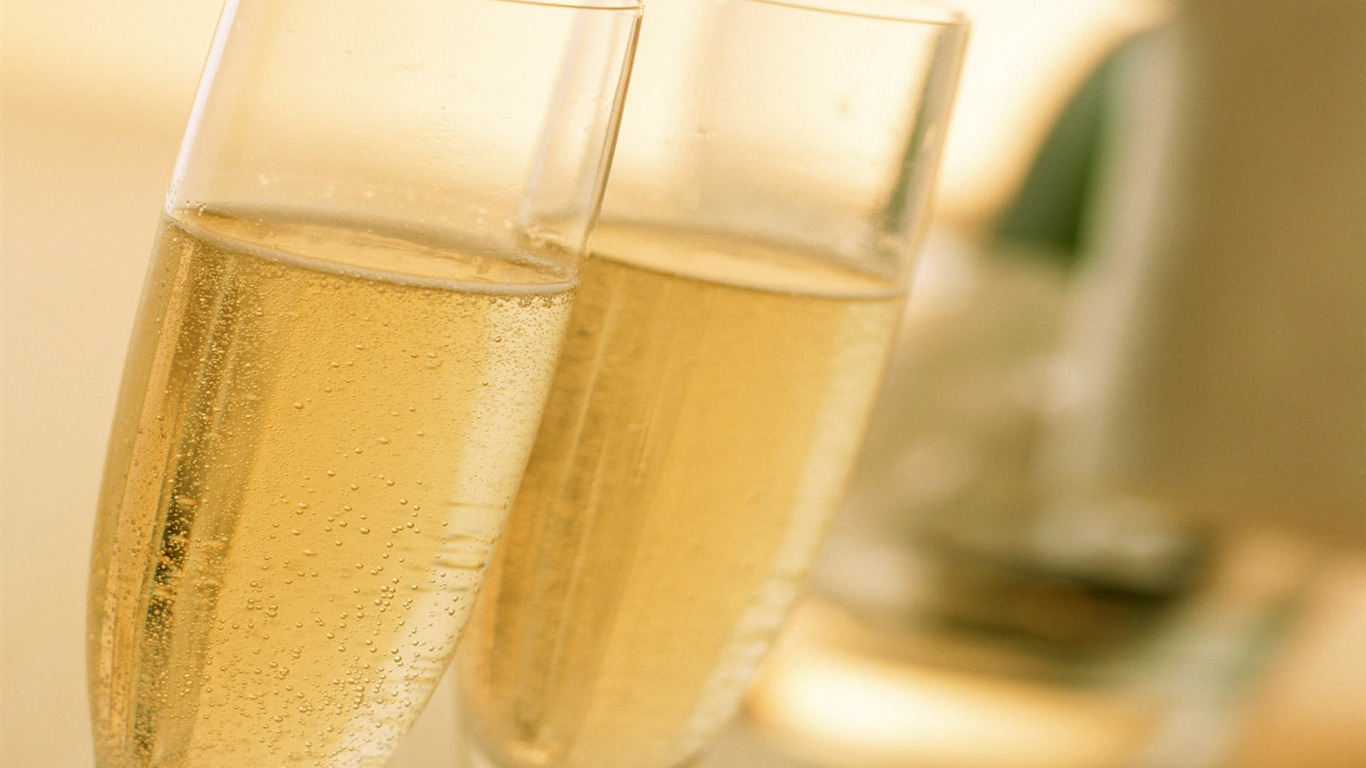 酒水與酒杯壁紙 #24 - 1366x768