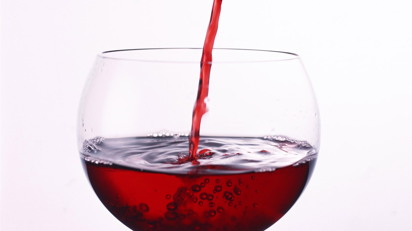 酒水與酒杯壁紙 #28 - 1366x768