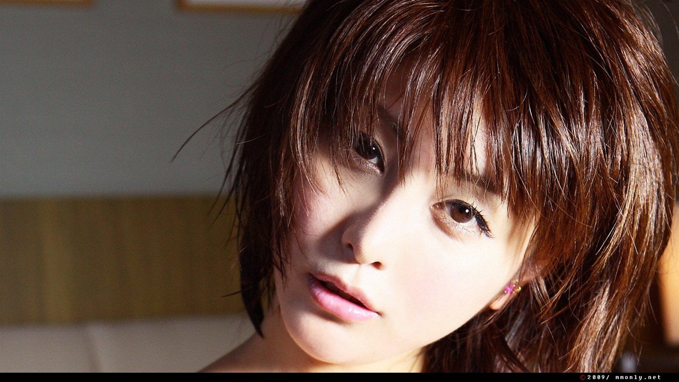japonské Asami Kumakiri krásnou tapetu #7 - 1366x768