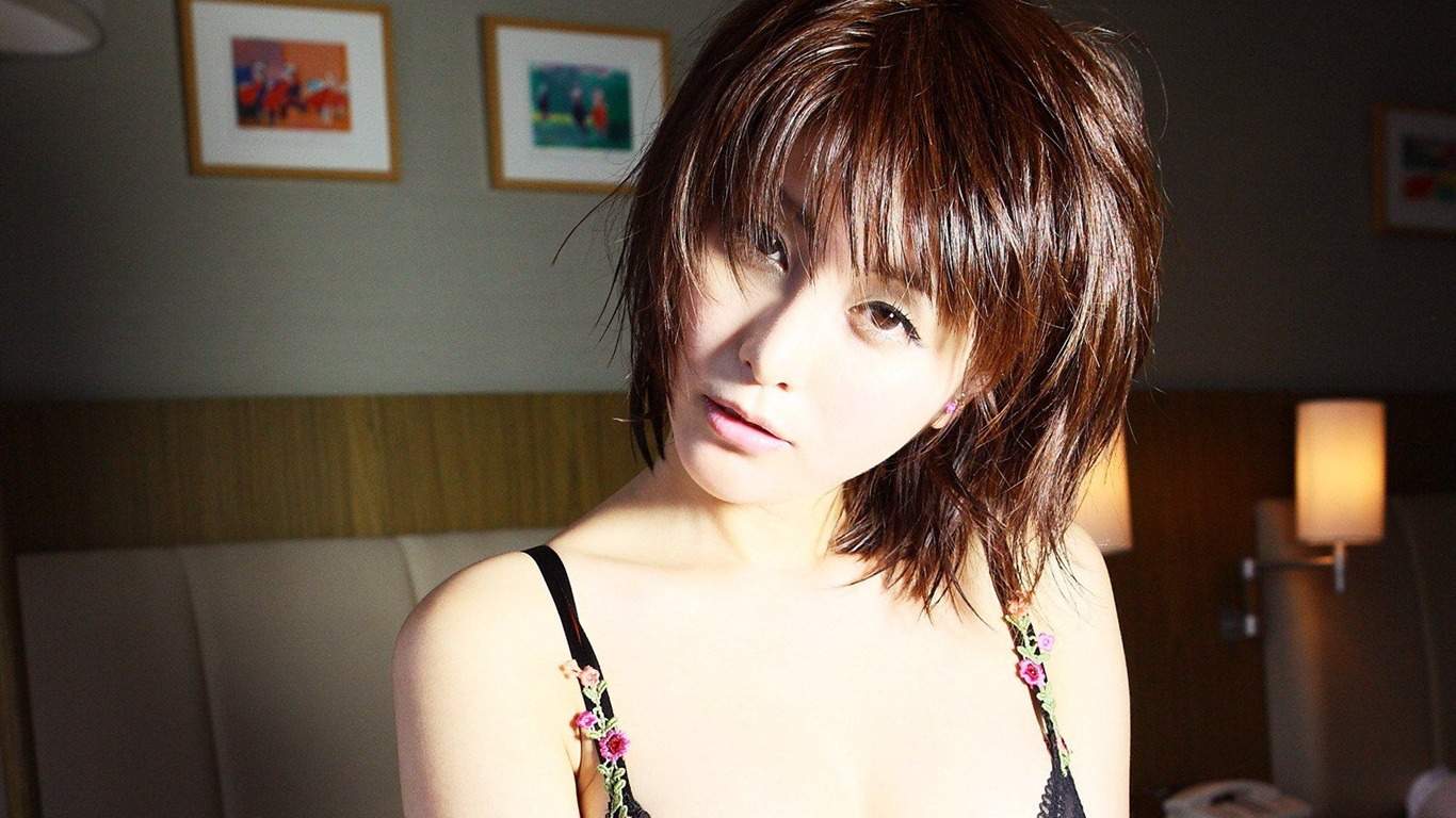 japonské Asami Kumakiri krásnou tapetu #8 - 1366x768