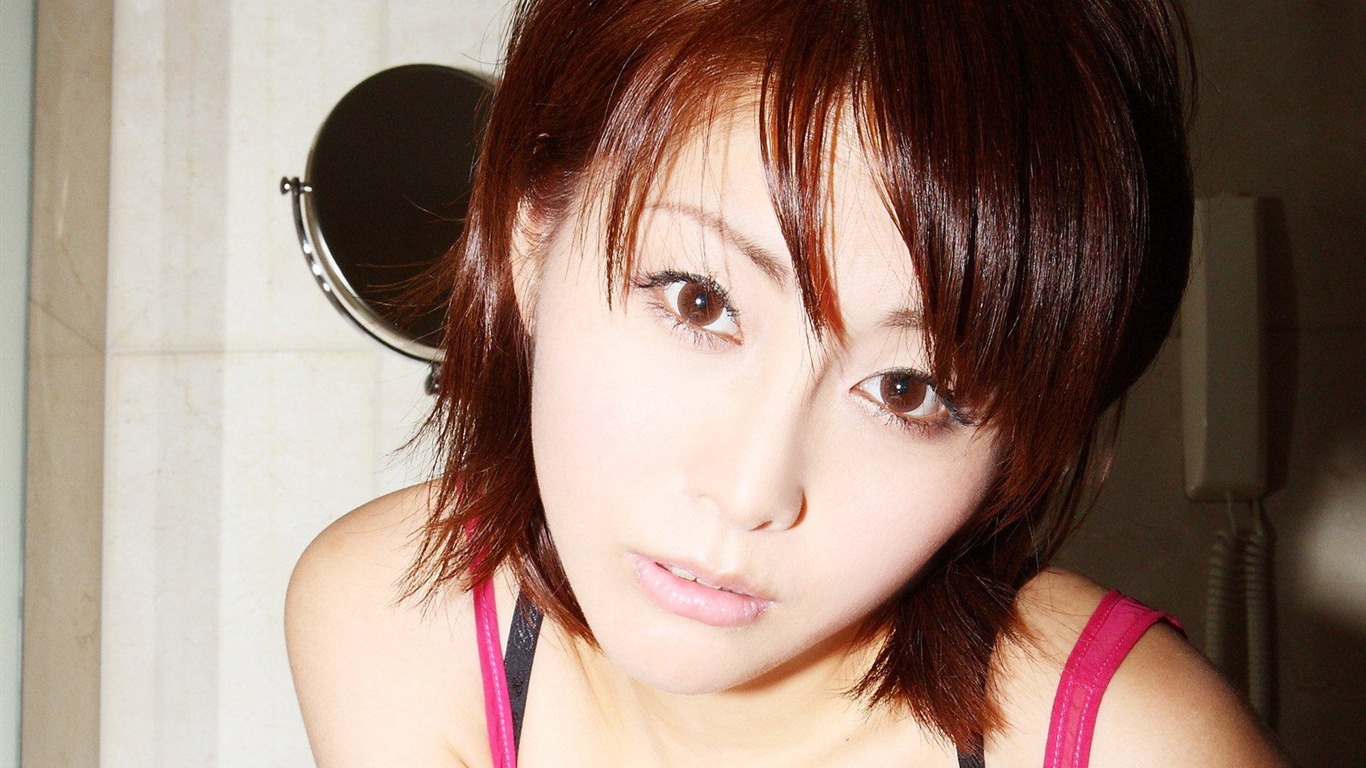 japonské Asami Kumakiri krásnou tapetu #10 - 1366x768