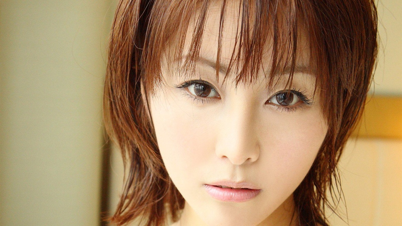 japonské Asami Kumakiri krásnou tapetu #16 - 1366x768