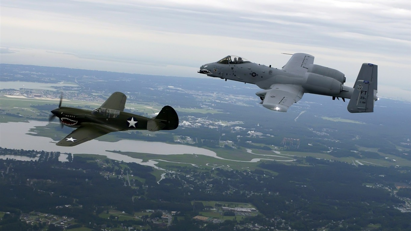 軍方專用飛機壁紙 #1 - 1366x768