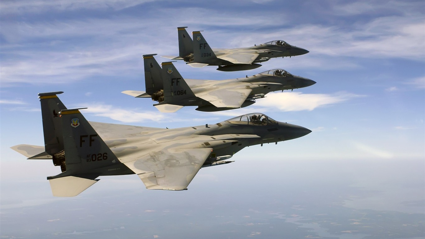 The military jet wallpaper #2 - 1366x768